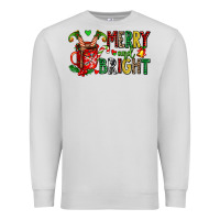 Dove Grey merry and bright Premium Sweatshirt - AdoDesignShop