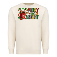 Sandshell merry and bright Premium Sweatshirt - AdoDesignShop