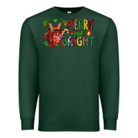 Sports Green merry and bright Premium Sweatshirt - AdoDesignShop
