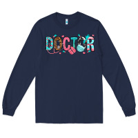 Navy doctor Long Sleeve Tee - texasbilliewilder