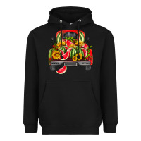 Black watermelon and truck Heavyweight Hoodie - HRA Design Shop