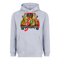 Heather Grey watermelon and truck Heavyweight Hoodie - HRA Design Shop