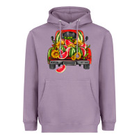 Lavender watermelon and truck Heavyweight Hoodie - HRA Design Shop