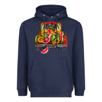 Navy watermelon and truck Heavyweight Hoodie - HRA Design Shop