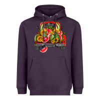 Plum watermelon and truck Heavyweight Hoodie - HRA Design Shop