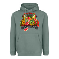 Sage watermelon and truck Heavyweight Hoodie - HRA Design Shop