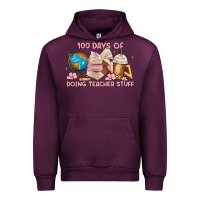 Mauve Wine 100 days of doing teacher stuff Urban Hoodie - MaliasSmallBusiness