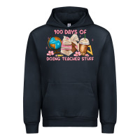 Navy 100 days of doing teacher stuff Urban Hoodie - MaliasSmallBusiness