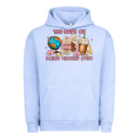 Pigment Grape Ice 100 days of doing teacher stuff Urban Hoodie - MaliasSmallBusiness