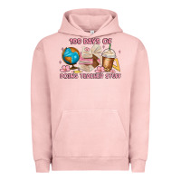 Pigment Salmon 100 days of doing teacher stuff Urban Hoodie - MaliasSmallBusiness