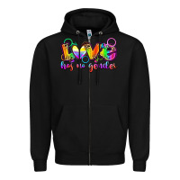 Black love has no gender Zipper Hoodie - Zillion Design Studio