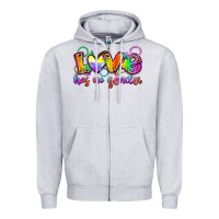 Love Has No Gender Zipper Hoodie | Teevron