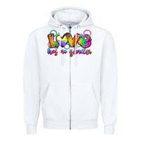 White love has no gender Zipper Hoodie - Zillion Design Studio