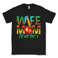 Black wife mom teacher Classic Tee - texasbilliewilder