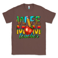 Chestnut wife mom teacher Classic Tee - texasbilliewilder