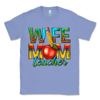 Colony Blue wife mom teacher Classic Tee - texasbilliewilder