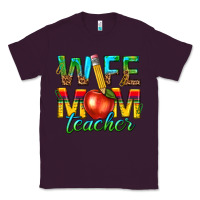 Plum wife mom teacher Classic Tee - texasbilliewilder