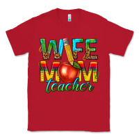 Red wife mom teacher Classic Tee - texasbilliewilder