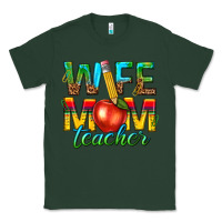Sports Green wife mom teacher Classic Tee - texasbilliewilder