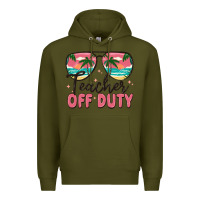 Army Green teacher off duty Premium Hoodie - MaliasSmallBusiness