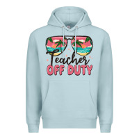 Blue Mist teacher off duty Premium Hoodie - MaliasSmallBusiness