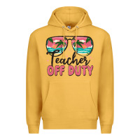 Mustard teacher off duty Premium Hoodie - MaliasSmallBusiness