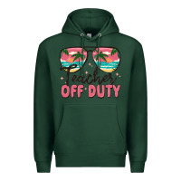 Sports Green teacher off duty Premium Hoodie - MaliasSmallBusiness