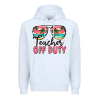 White teacher off duty Premium Hoodie - MaliasSmallBusiness