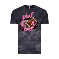 Cloud Black pink out football Vintage Tee - BarkalooDesign