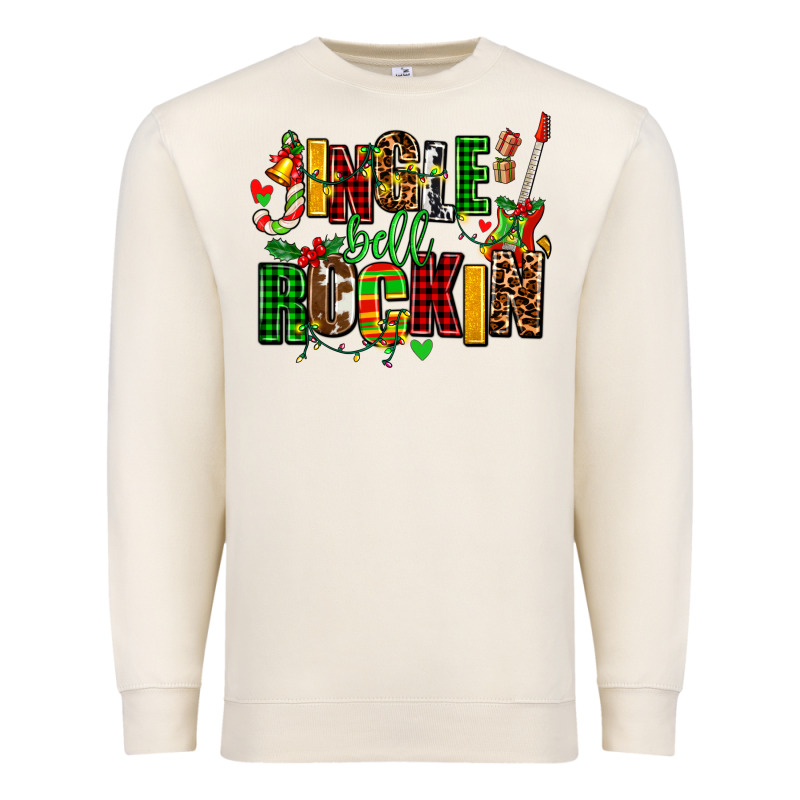 Jingle Bell Rockin Premium Sweatshirt by AdoDesignShop | Teevron