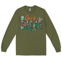 Army Green doctor wife Long Sleeve Tee - texasbilliewilder