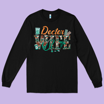 Long Sleeve Tee doctor wife