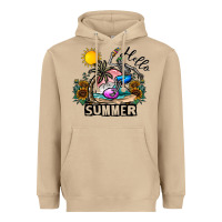Mushroom hello summer Heavyweight Hoodie - CowhideDigitalArt