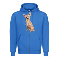 True Royal chihuahua Zipper Hoodie - RanaPortraitStore