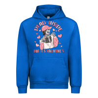 Cobalt dead inside but it's valentine's Urban Hoodie - MaliasSmallBusiness