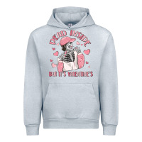 Heather Grey dead inside but it's valentine's Urban Hoodie - MaliasSmallBusiness