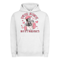 Pigment Lunar Rock dead inside but it's valentine's Urban Hoodie - MaliasSmallBusiness