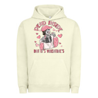 Pigment Pistachio dead inside but it's valentine's Urban Hoodie - MaliasSmallBusiness