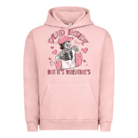 Pigment Salmon dead inside but it's valentine's Urban Hoodie - MaliasSmallBusiness