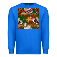 True Royal christmas cake seamless pattern Premium Sweatshirt - BundleAndBundleShop