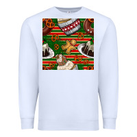 White christmas cake seamless pattern Premium Sweatshirt - BundleAndBundleShop