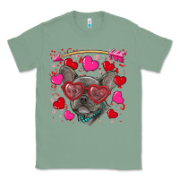 Valentine's Day French Bulldog Puppy Classic Tee | Teevron