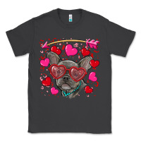 Smoke valentine's day french bulldog puppy Classic Tee - RanaPortraitStore