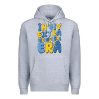 Heather Grey in my extra chromosome era Premium Hoodie - MaliasSmallBusiness