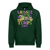 Forest Green laissez les bon temps rouler Urban Hoodie - MaliasSmallBusiness