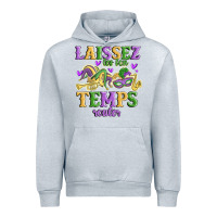 Heather Grey laissez les bon temps rouler Urban Hoodie - MaliasSmallBusiness