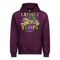 Mauve Wine laissez les bon temps rouler Urban Hoodie - MaliasSmallBusiness
