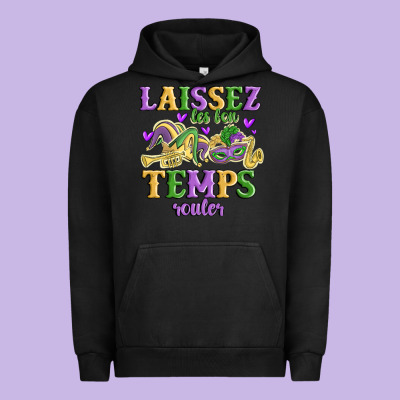 Laissez Les Bon Temps Rouler Urban Hoodie Designed By Maliassmallbusiness