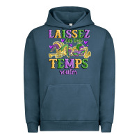 Pigment Midnight Navy laissez les bon temps rouler Urban Hoodie - MaliasSmallBusiness