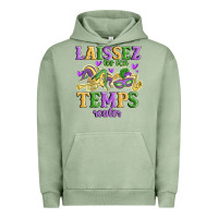 Pigment Oil Green laissez les bon temps rouler Urban Hoodie - MaliasSmallBusiness
